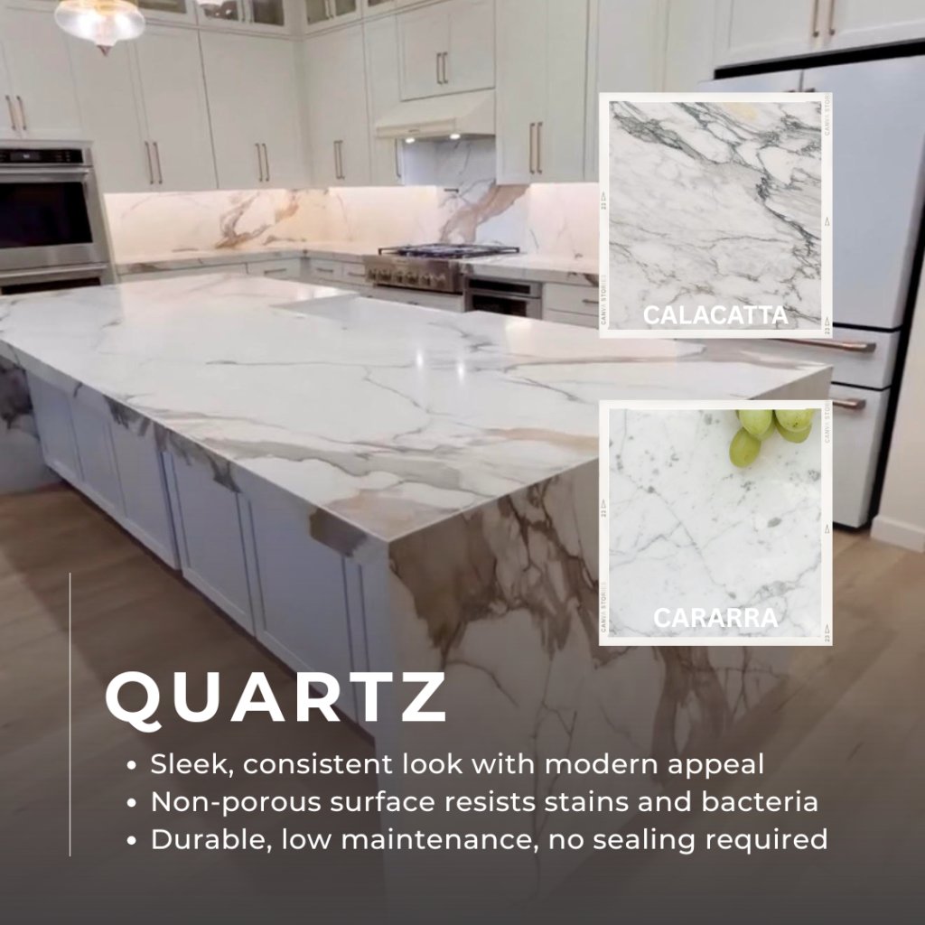 Choosing Between Quartz, Granite, and Marble: Practical Insights for Long Island Homeowners